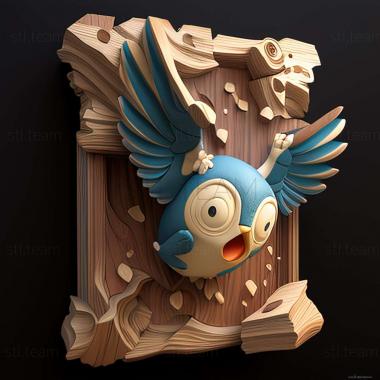 3D model Piplup Up and Away Pochama Goes Astray (STL)